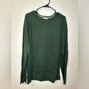 Men’s Lot Of 2 Old Navy Long Sleeve Pull Over Sweaters Green And Black XL